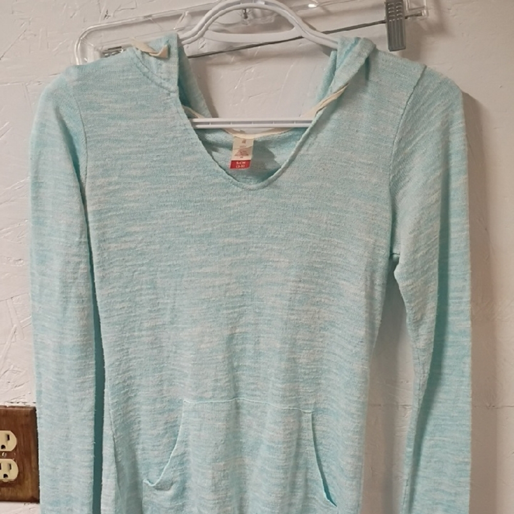 No Boundaries Aqua Women's Hoodie